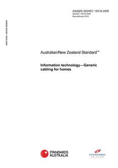 AS/NZS ISO/IEC 15018:2005 AS/NZS ISO/IEC 15018:2005