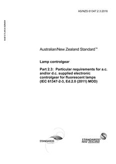 AS/NZS 61347.2.3
