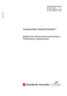 AS/NZS 60921
