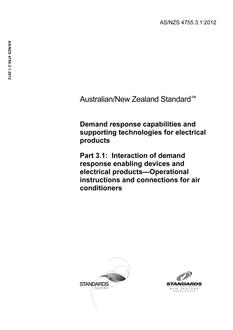 AS/NZS 4755.3.1:2012 AS/NZS 4755.3.1:2012
