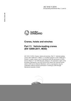 AS 1418.11 AS 1418.11