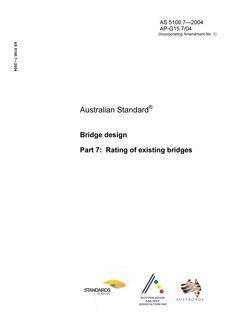 AS 5100.7-2004 AS 5100.7-2004