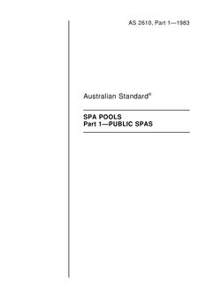 AS 2610.1-1983 AS 2610.1-1983