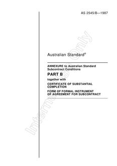 AS 2545 B-1987 AS 2545 B-1987