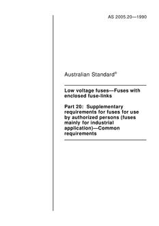 AS 2005.20-1990 AS 2005.20-1990