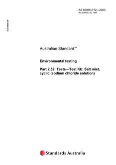 AS 60068.2.52 AS 60068.2.52