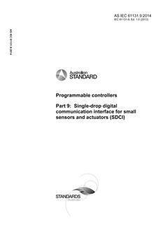 AS IEC 61131.9 AS IEC 61131.9