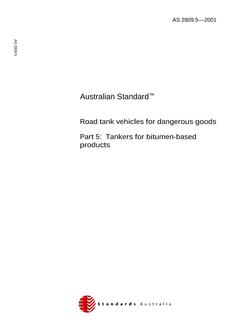 AS 2809.5-2001 AS 2809.5-2001