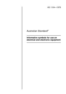 AS 1104-1978 AS 1104-1978