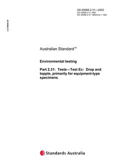 AS 60068.2.31 AS 60068.2.31