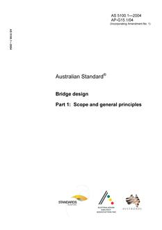 AS 5100.1-2004 AS 5100.1-2004