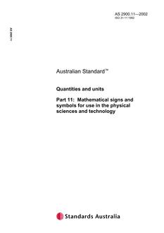 AS 2900.11 AS 2900.11