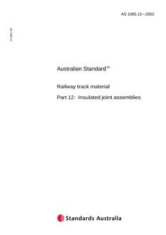 AS 1085.12 AS 1085.12