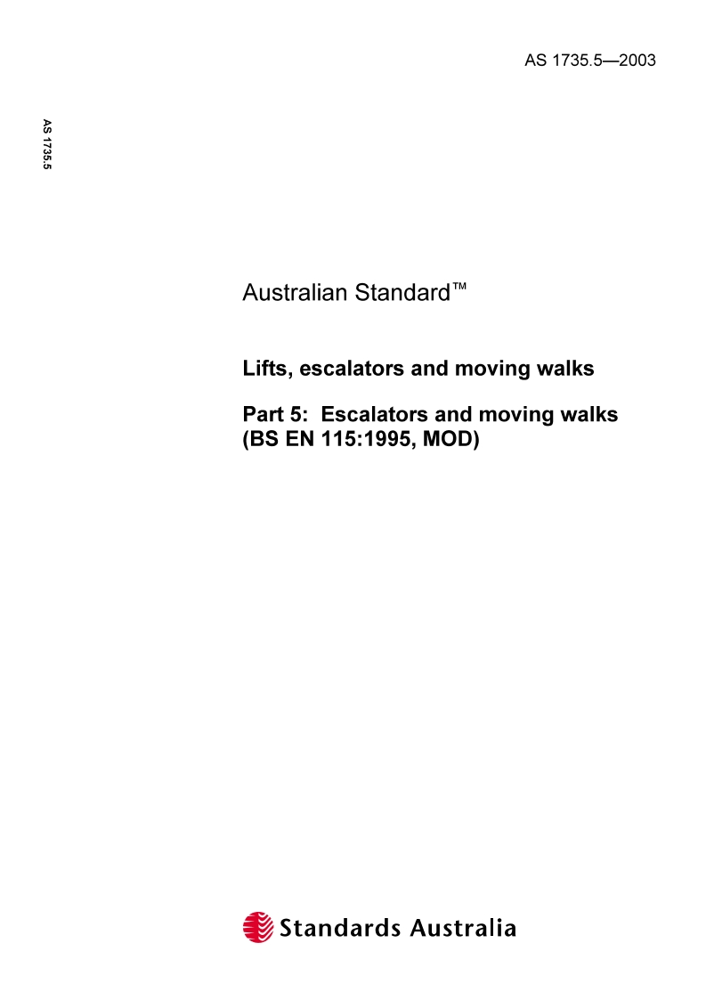 AS 1735.5-2003 AS 1735.5-2003