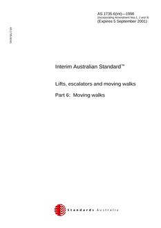 AS 1735.6(INT)-1996 AS 1735.6(INT)-1996