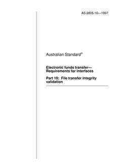 AS 2805.10-1997 AS 2805.10-1997