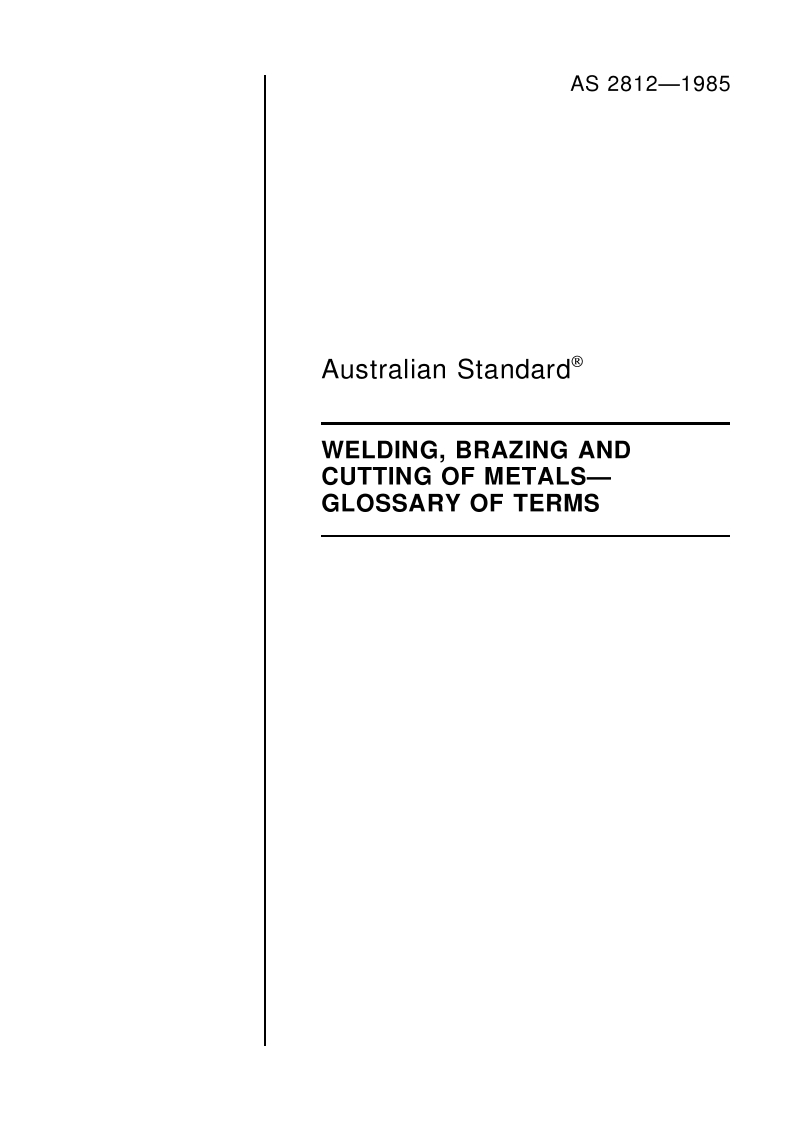 AS 2812-1985 AS 2812-1985