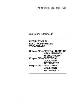 AS 1852.301 AS 1852.301