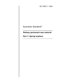 AS 1085.7-1994 AS 1085.7-1994