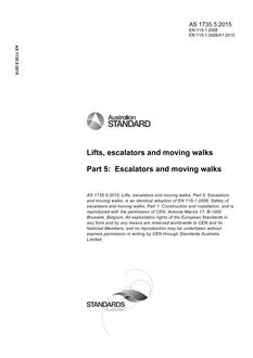 AS 1735.5:2015 AS 1735.5:2015