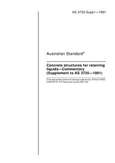 AS 3735 SUPP 1-1991 AS 3735 SUPP 1-1991