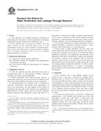 ASTM E514-05 ASTM E514-05