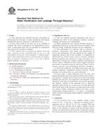 ASTM E514-08 ASTM E514-08