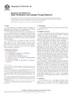 ASTM E514/E514M-09 ASTM E514/E514M-09