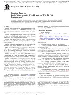 ASTM F3071 ASTM F3071