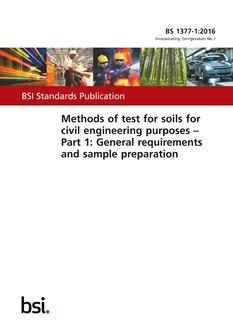 BS 1377-1 BS 1377-1