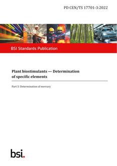 BS PD CEN/TS 17701-3