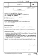 DIN 58141-1 - DRAFT