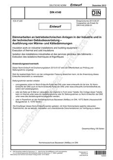 DIN 4140 - DRAFT