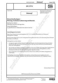 DIN 19752 - DRAFT