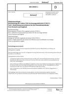 DIN 58909-1 - DRAFT