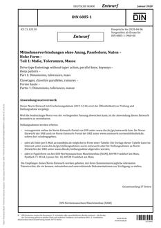 DIN 6885-1 - DRAFT