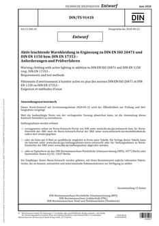 DIN /TS 91418 - DRAFT