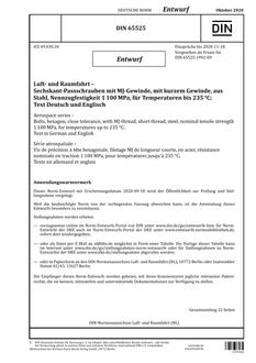 DIN 65525 - DRAFT