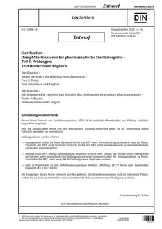 DIN 58950-3 - DRAFT