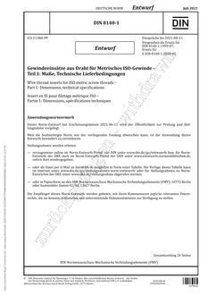 DIN 8140-1 - DRAFT