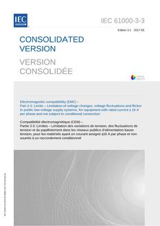 IEC 61000-3-3 Ed. 3.1 b:2017