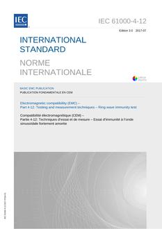 IEC 61000-4-12 Ed. 3.0 b