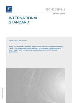 IEC 61558-2-1 Ed. 3.0 en