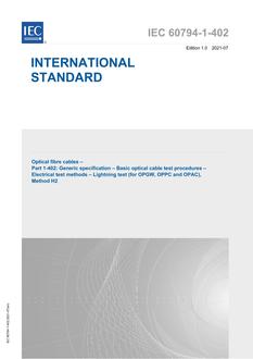 IEC 60794-1-402 Ed. 1.0 en
