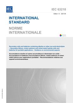 IEC 63218 Ed. 1.0 b