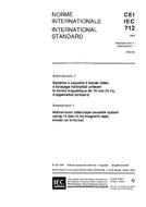 IEC 60712 Amd.1 Ed. 2.0 b:1993 IEC 60712 Amd.1 Ed. 2.0 b:1993