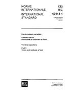 IEC 60418-1 Ed. 1.0 b