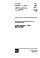 IEC 61277 Ed. 1.0 b