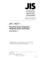 JIS C 9607:1999/AMENDMENT 1:2007