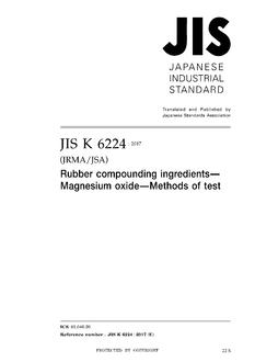 JIS K 6224